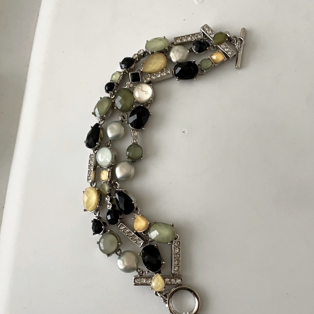 Bracelet multi color stones jewelry